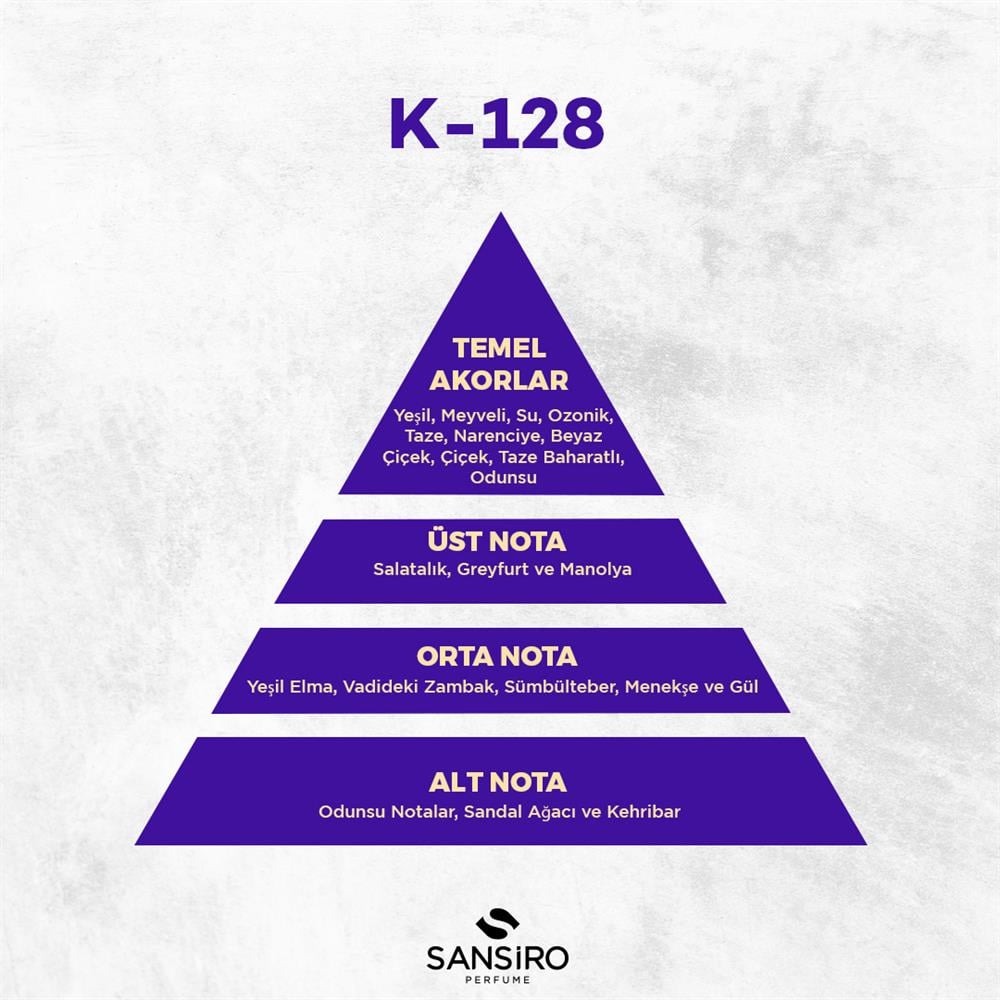 K-128 Kadın Parfüm 50ml Edp