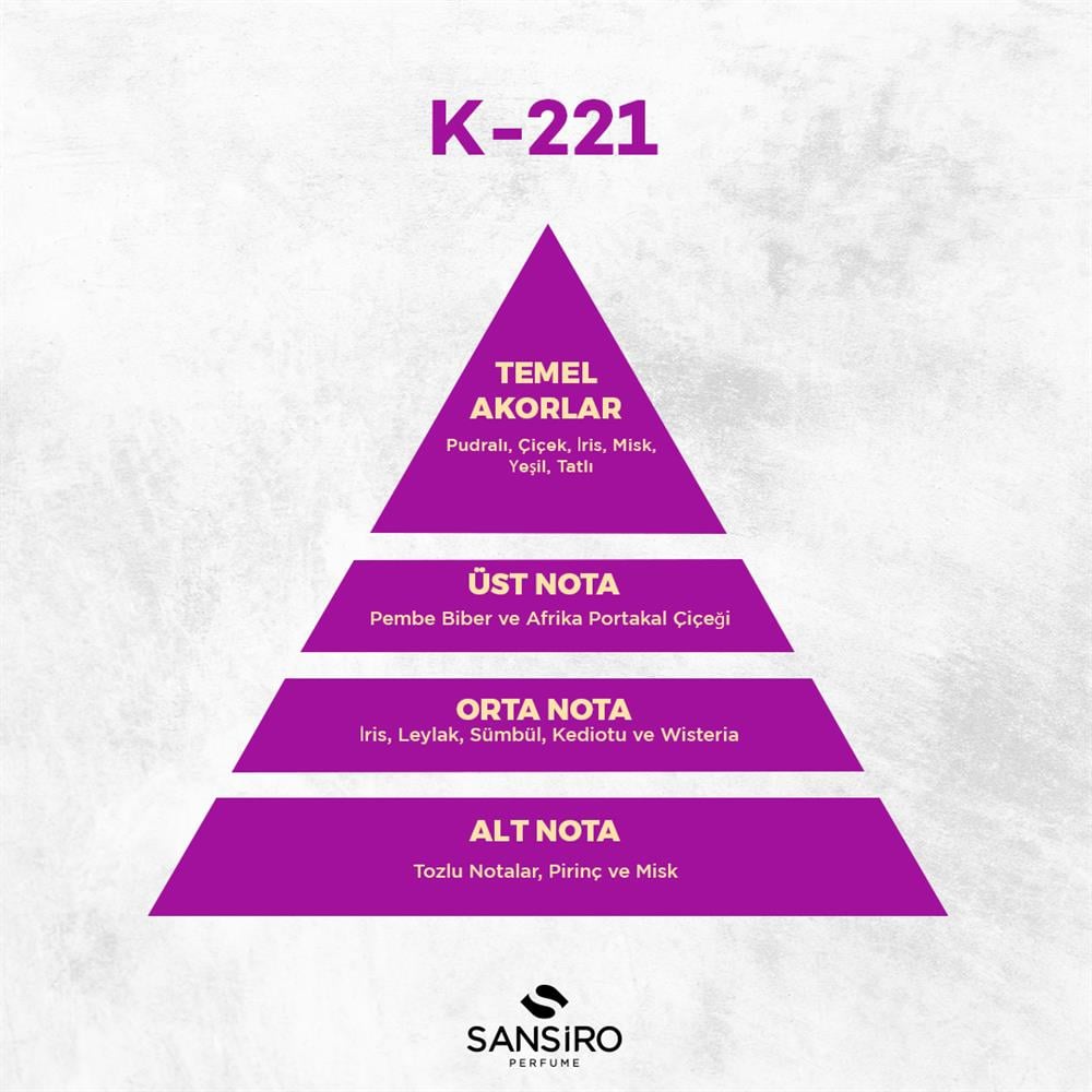 K-221 Kadın Parfüm 50ml Edp