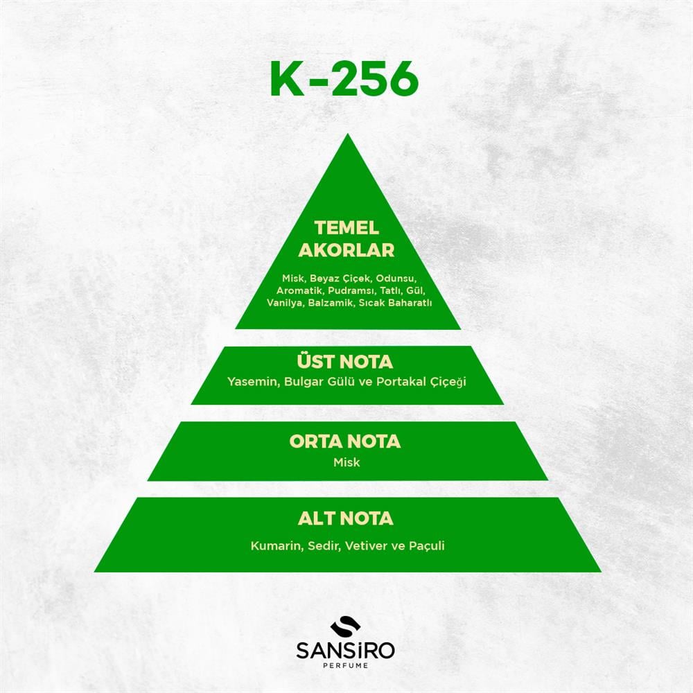 K-256 Kadın Parfüm 50ml Edp