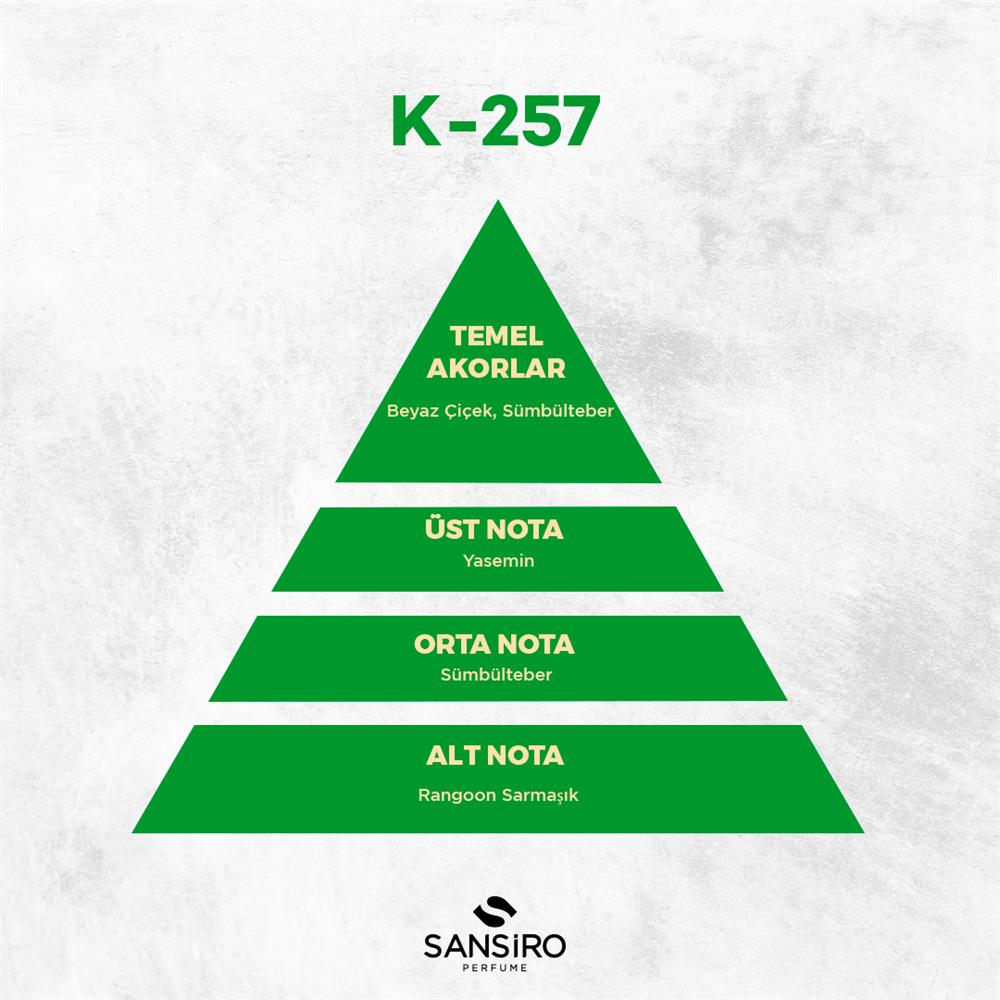 K-257 Kadın Parfüm 50ml Edp
