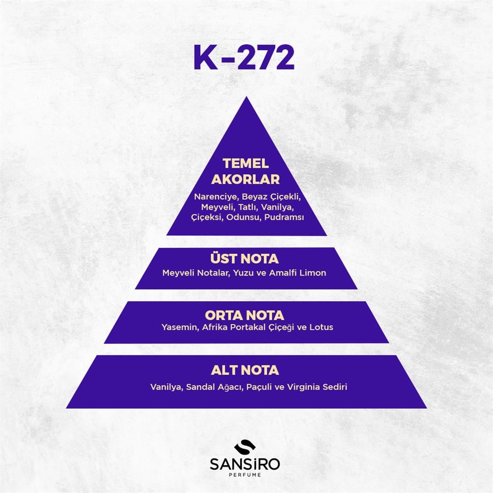 K-272 Kadın Parfüm 50ml Edp
