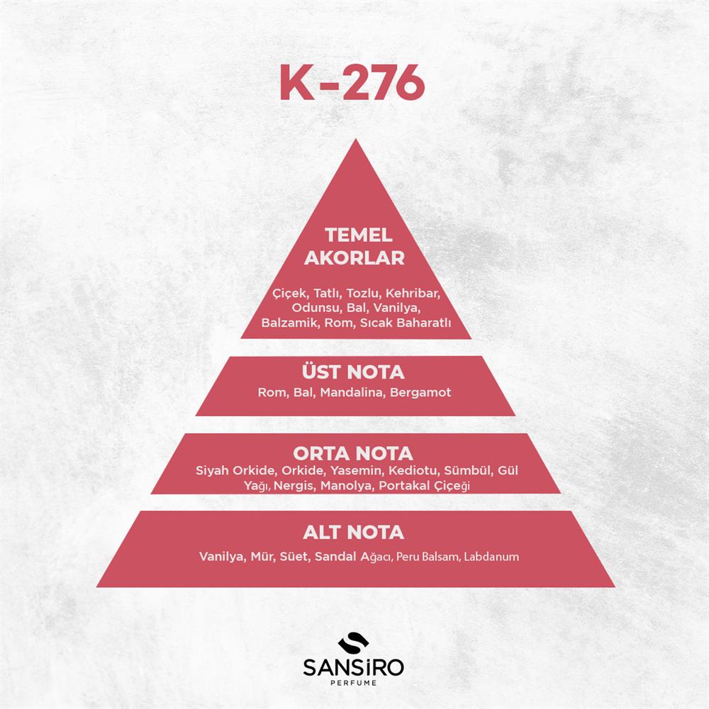K-276 Kadın Parfüm 50ml Edp