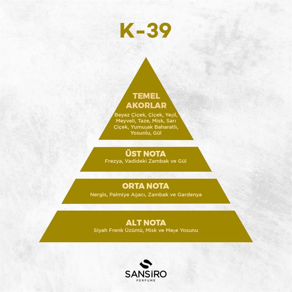 K-39 Kadın Parfüm 50ml Edp