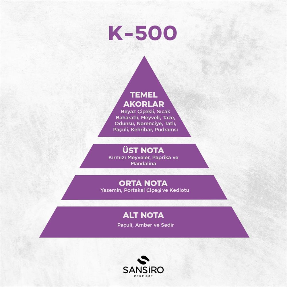 K-500 Kadın Parfüm 50ml Edp