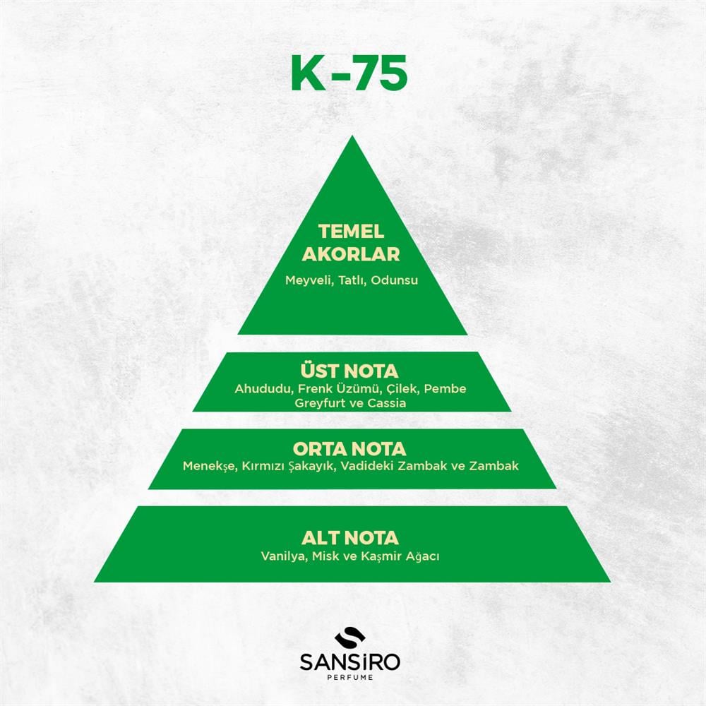 K-75 Kadın Parfüm 50ml Edp