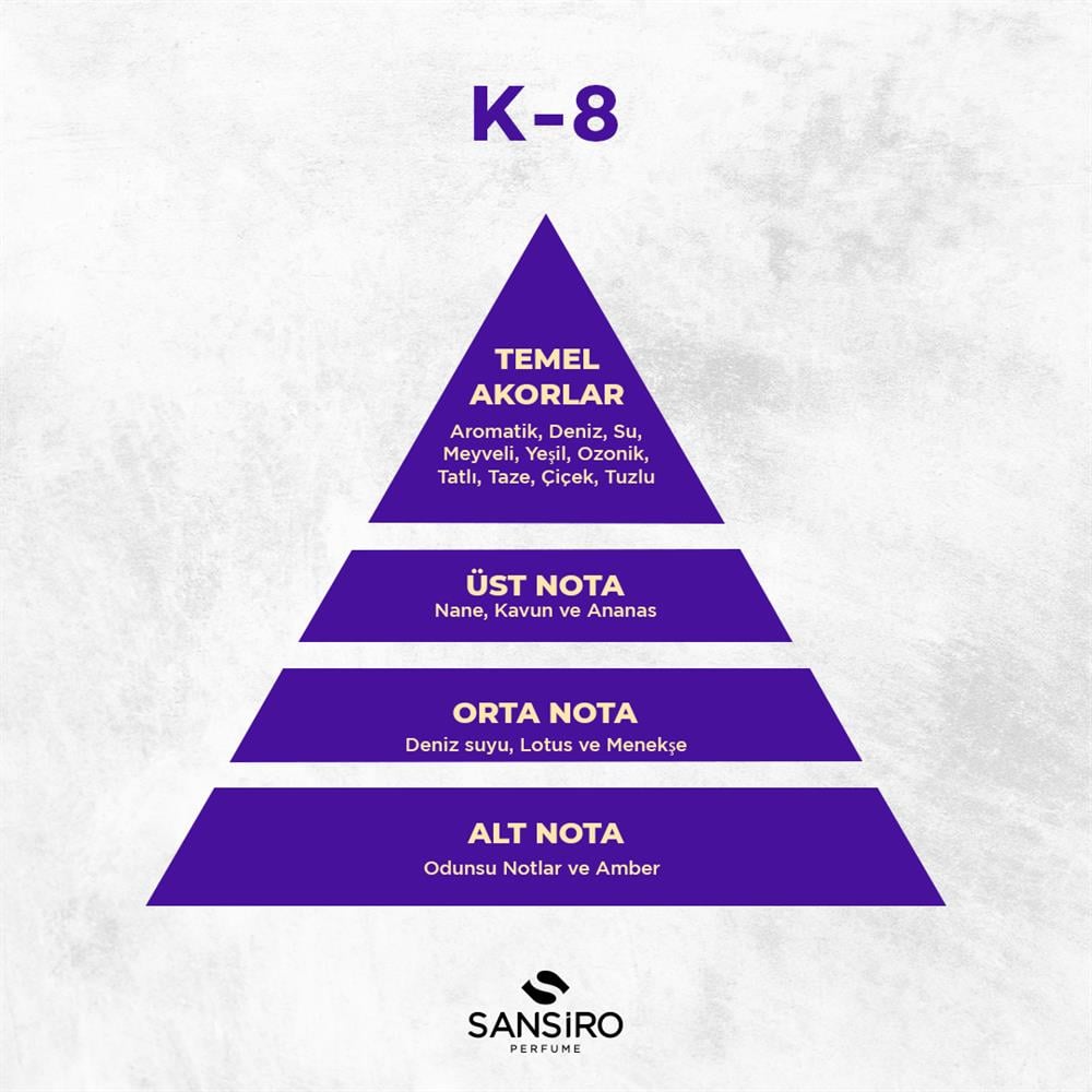K-8 Kadın Parfüm 50ml Edp