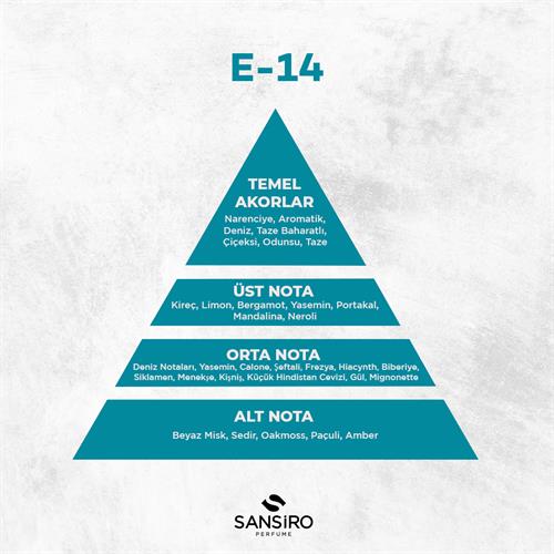 E-14 Erkek Parfüm 50ml Edp
