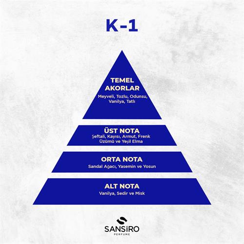 K-1 Kadın Parfüm 50ml Edp