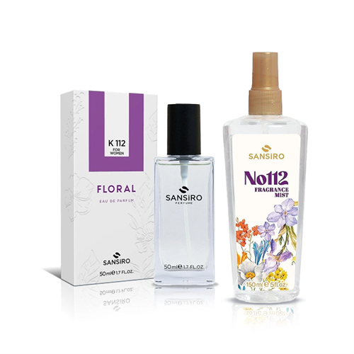 Sansiro K-112 Kadın Parfüm 50ml Edp+ No: 112 Kadın Fragrance Mist 150ml