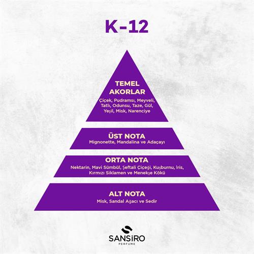 K-12 Kadın Parfüm 50ml Edp