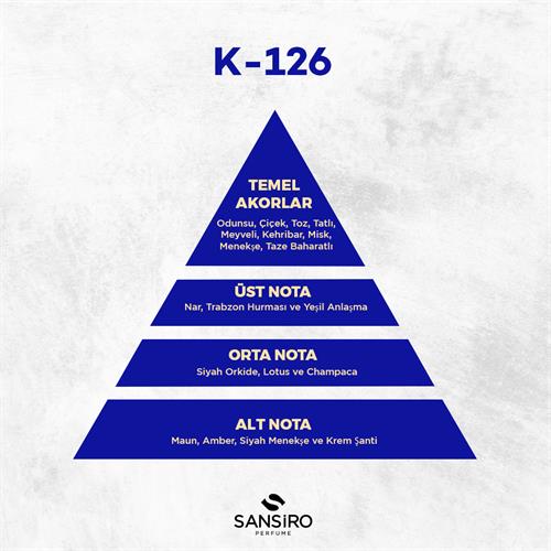 K-126 Kadın Parfüm 50ml Edp