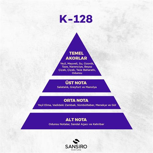 K-128 Kadın Parfüm 50ml Edp