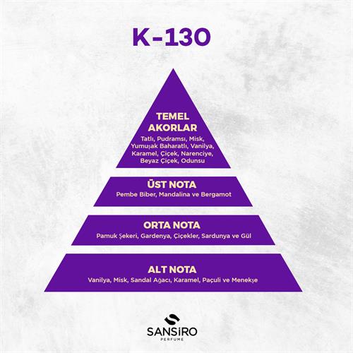 K-130 Kadın Parfüm 50ml Edp