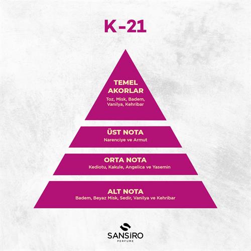 K-21 Kadın Parfüm 50ml Edp