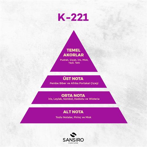 K-221 Kadın Parfüm 50ml Edp