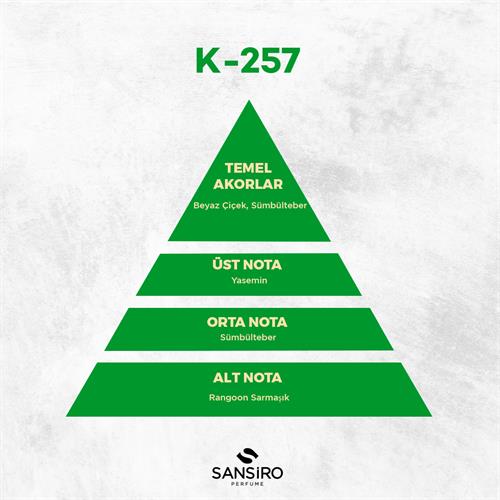 K-257 Kadın Parfüm 50ml Edp