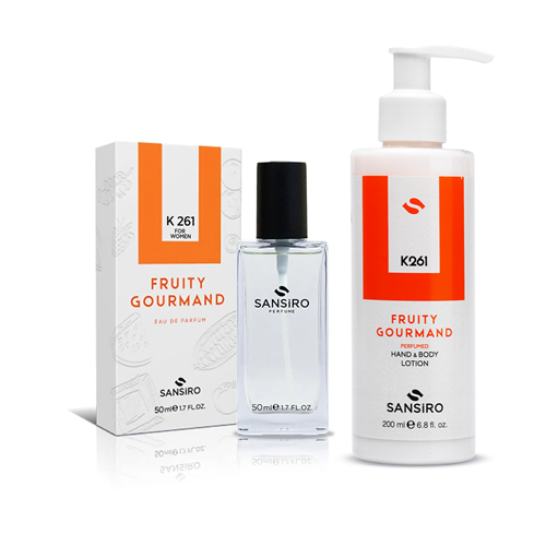 Sansiro K-261 Kadın Parfüm  50ml Edp + K-261 Hand&Body Lotion