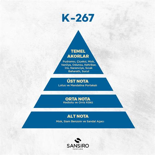 K-267 Kadın Parfüm 50ml Edp