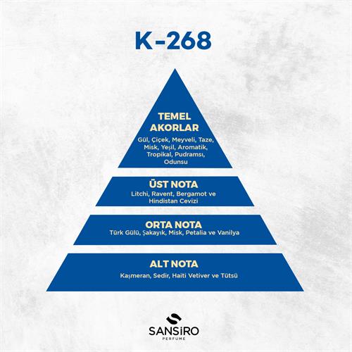 K-268 Kadın Parfüm 50ml Edp