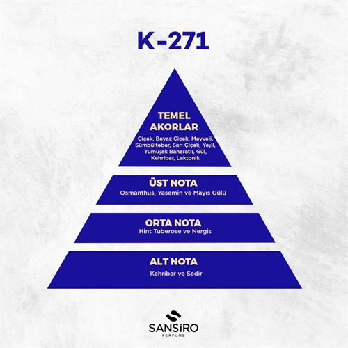 K-271 Kadın Parfüm 50ml Edp