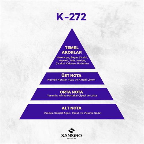 K-272 Kadın Parfüm 50ml Edp