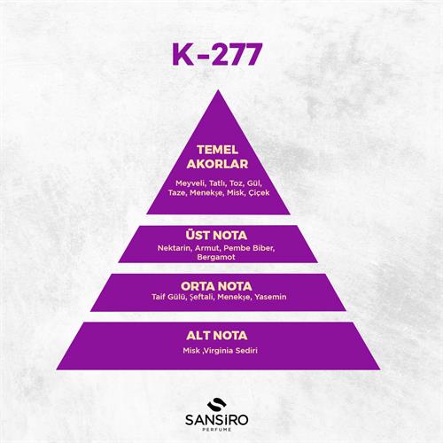 K-277 Kadın Parfüm 50ml Edp