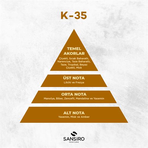 K-35 Kadın Parfüm 50ml Edp