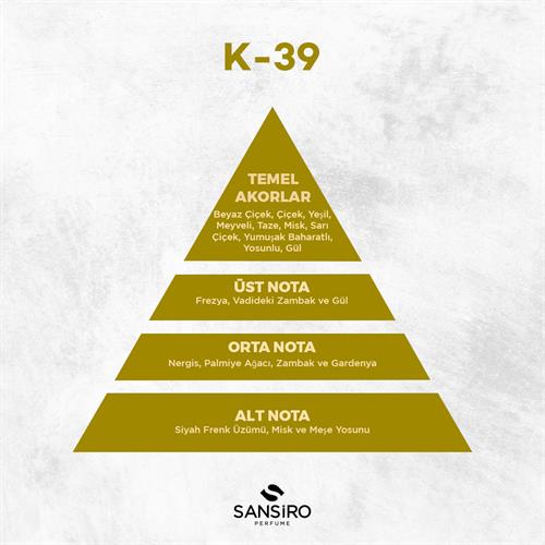 K-39 Kadın Parfüm 50ml Edp