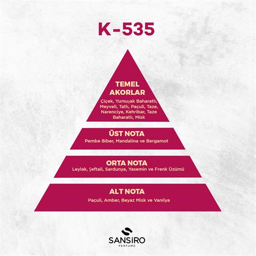 K-535 Kadın Parfüm 50ml Edp