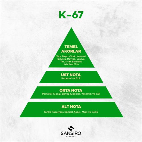 K-67 Kadın Parfüm 50ml Edp