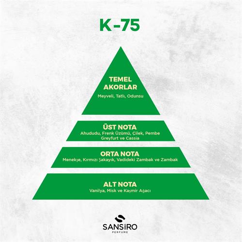 K-75 Kadın Parfüm 50ml Edp