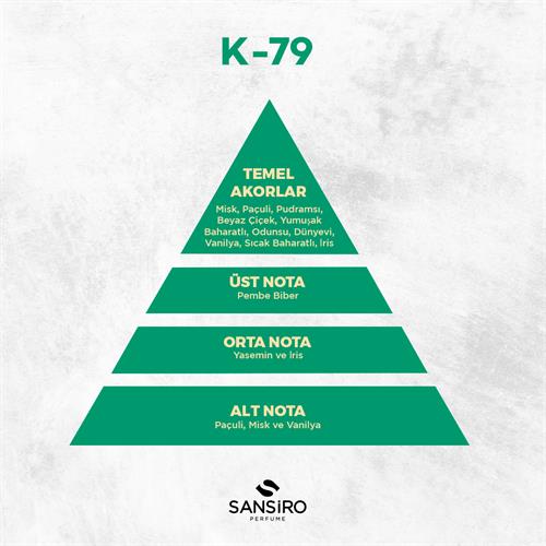 K-79 Kadın Parfüm 50ml Edp