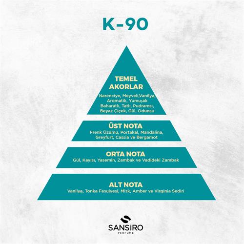 K-90 Kadın Parfüm 50ml Edp