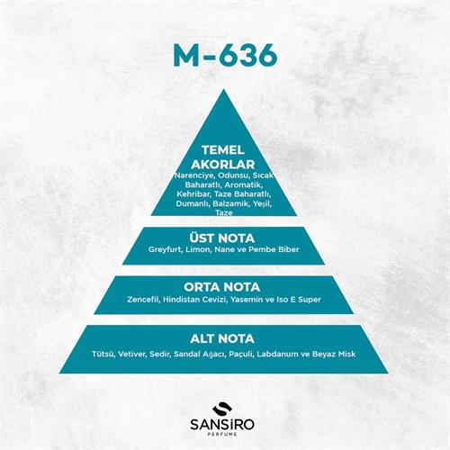 M-636 Erkek Parfüm 50ml Edp