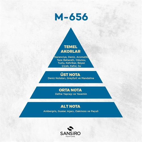 M-656 Erkek Parfüm 50ml Edp