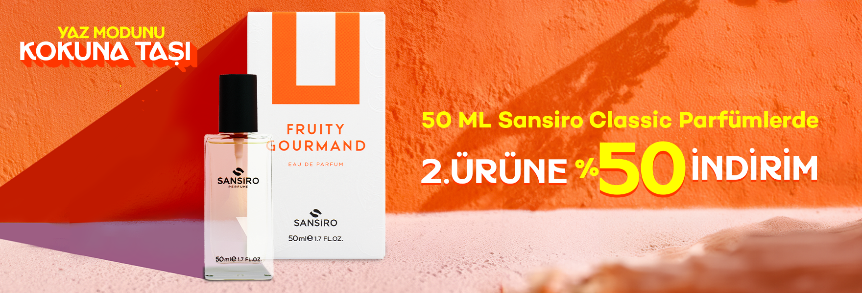 50ml Sansiro Classic Parfümlerde 2.Ürün Sadece 145 TL