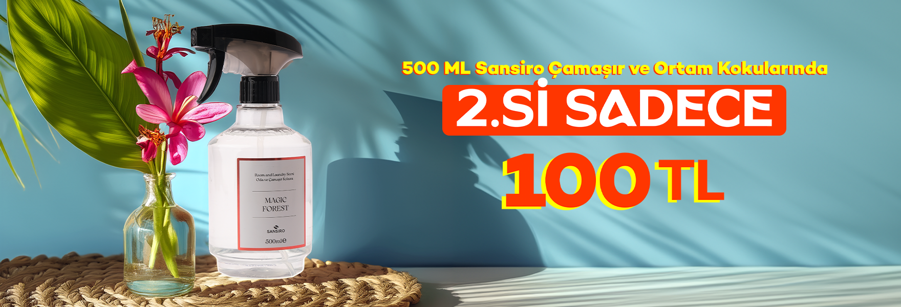 Çamaşır ve Ortam Kokularında 2.Ürün Sadece 100 TL