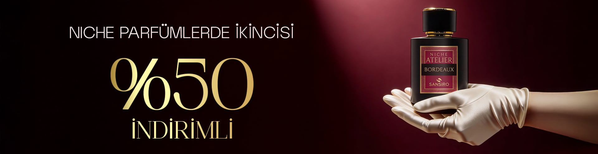 Niche Parfümlerde İkincisi %50 İndirimli!