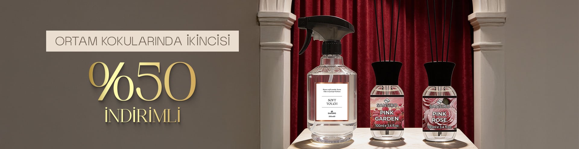 Ortam Kokularında İkincisi %50 İndirimli!