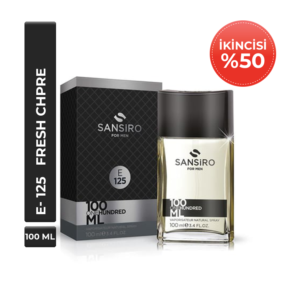 Sansiro E-125 Erkek Parfüm 100ml Edp