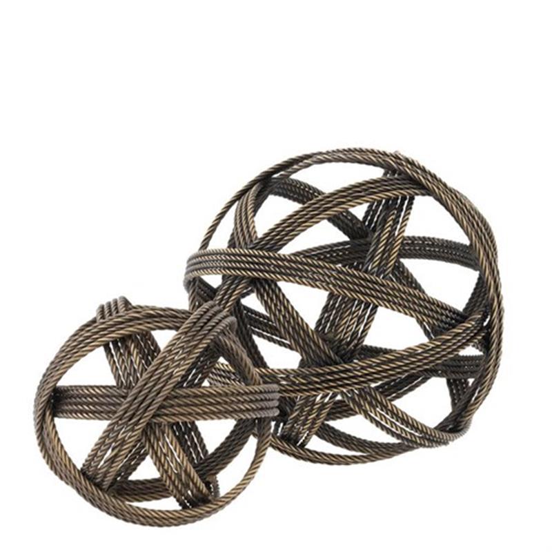 EİCHHOLTZ - Eichholtz Desk Accessory Melville Vintage Brass set of 2