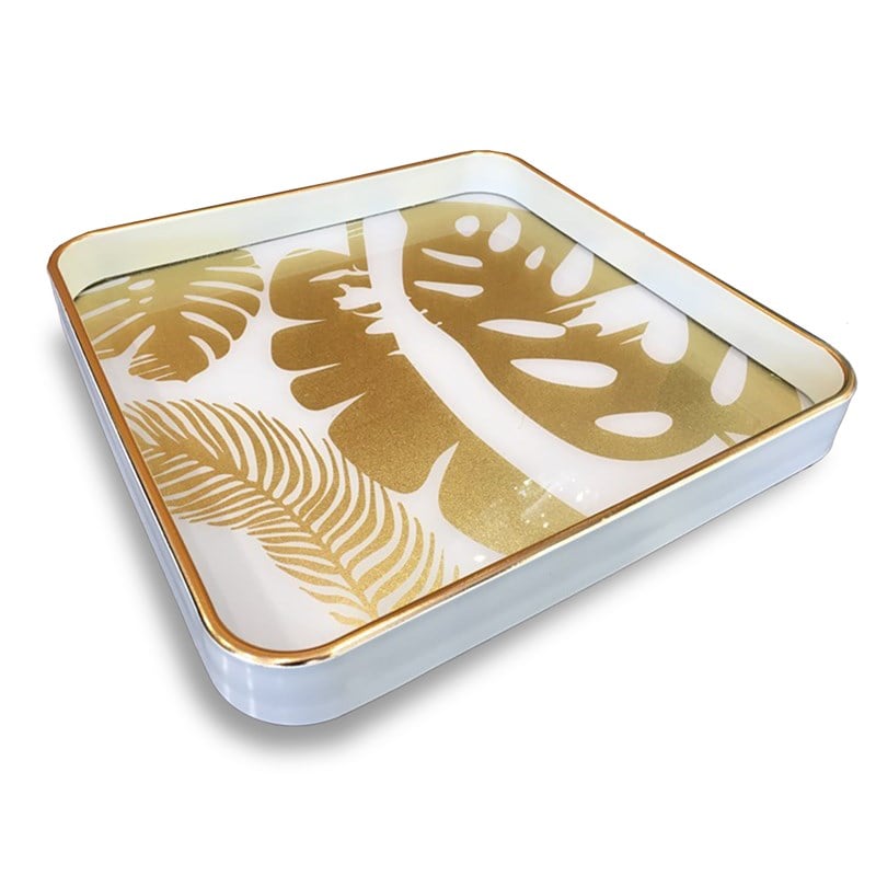 Fancy - Fancy Big SQ.Mirror Tray Tropıcal