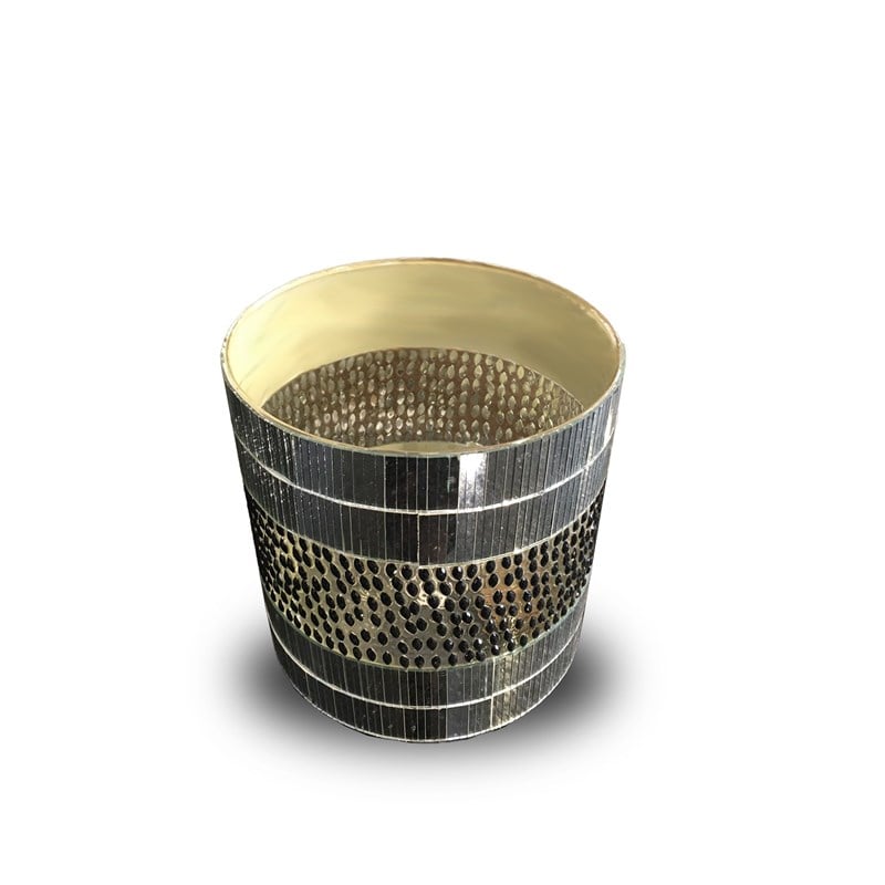 Fancy - Glass Hurricane Silver Charleston