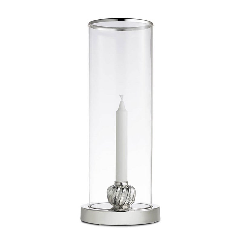 Haremlique - GÜMÜŞ TEKLİ ŞAMDAN FANUSLU YUVARLAK ALT