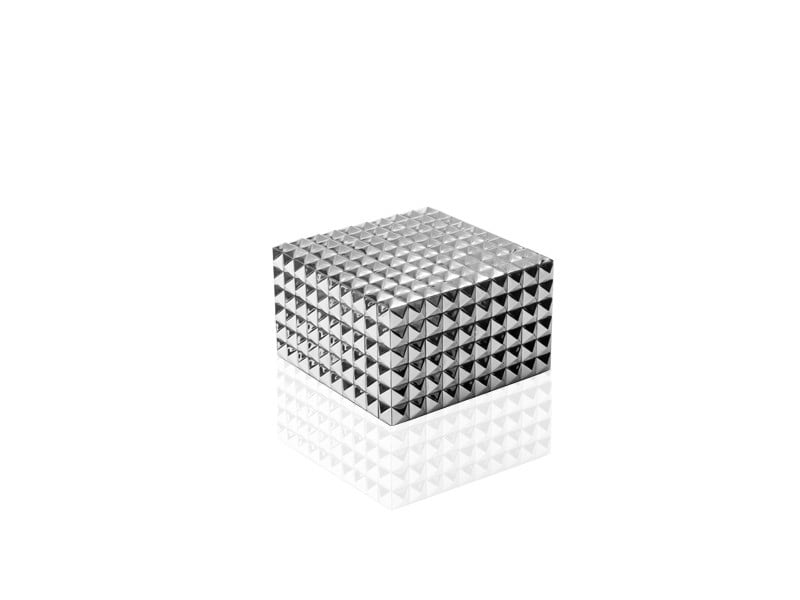 İthal Ürünler - GLAM SILVER KARE KUTU 12,7X12 CM