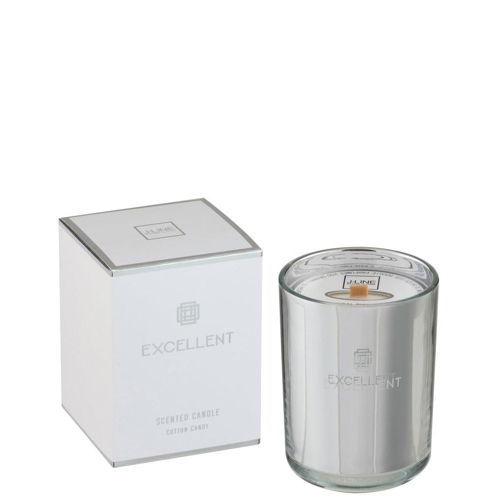 JOLIPA - Jolipa Candle Excellent Cotton Candy Silver Small