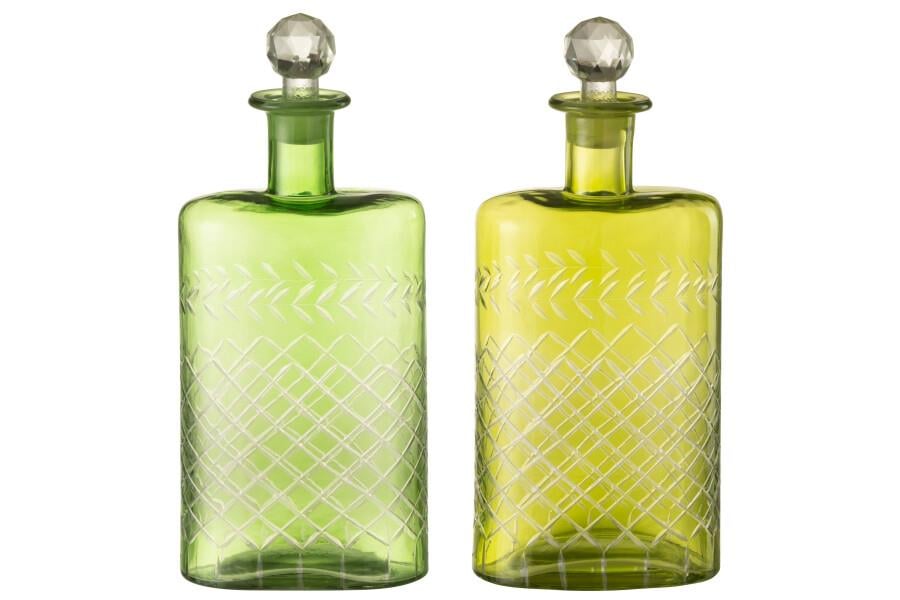 JOLIPA - Jolipa Carafe Leaves Glass Green Xlarge