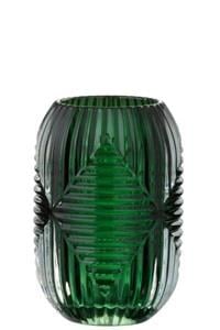 JOLIPA - Jolipo Tealight Holder Glass Green