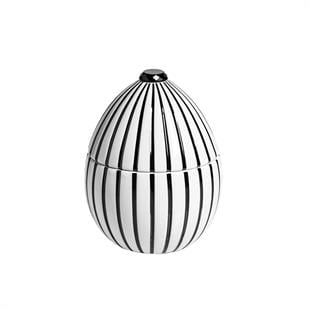 Ladenac - Ladenac Bois De Roussie Candle 200gr Ceramic White Black Stripes