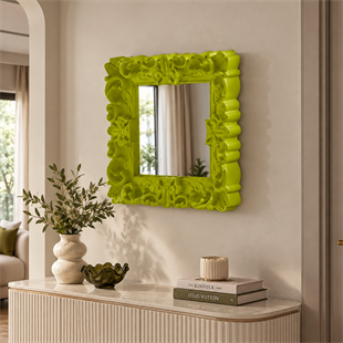 Slide Design - Mirror Of Love Safran Sarı Ayna Small